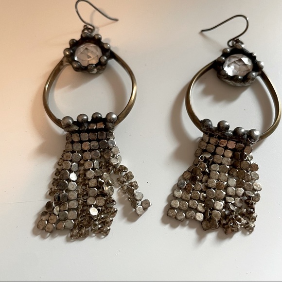 Artisan designed drop earrings - Picture 4 of 5
